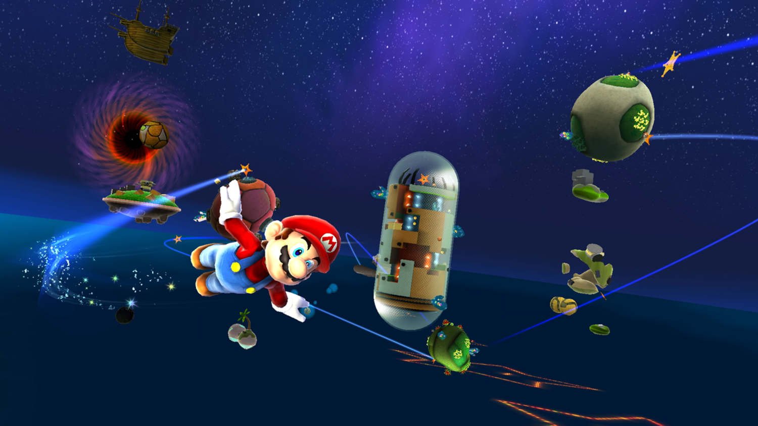 EAN 0045496513078 - Nintendo Super Mario Galaxy + Super Mario Galaxy 2 Estándar Chino tradicional, Alemán, Holandés, Inglés,  imagen 2