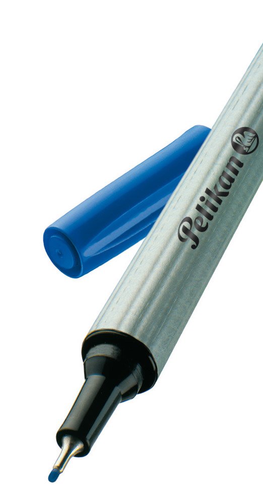Pelikan 943167 Rotulador De Punta Fina Fino Azul