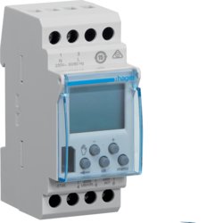 Hager Wochenschaltuhr 1wechsler Egn103 16a 2ple Digital