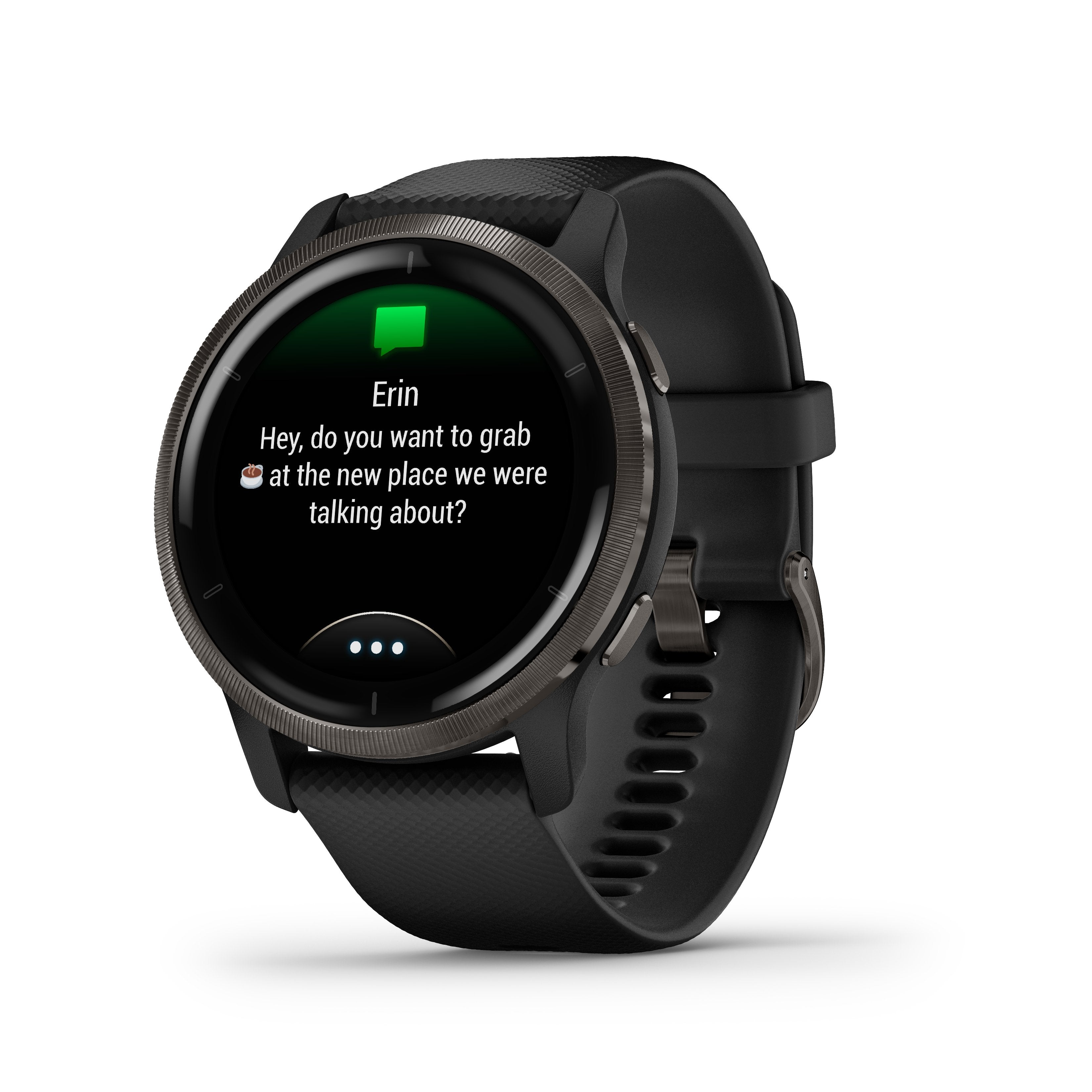 Garmin Venu 2 Negro/Pizarra Smartwatch Multideporte Wifi Gps Integrado Frecuencia Actividad Sueño 45 Mm