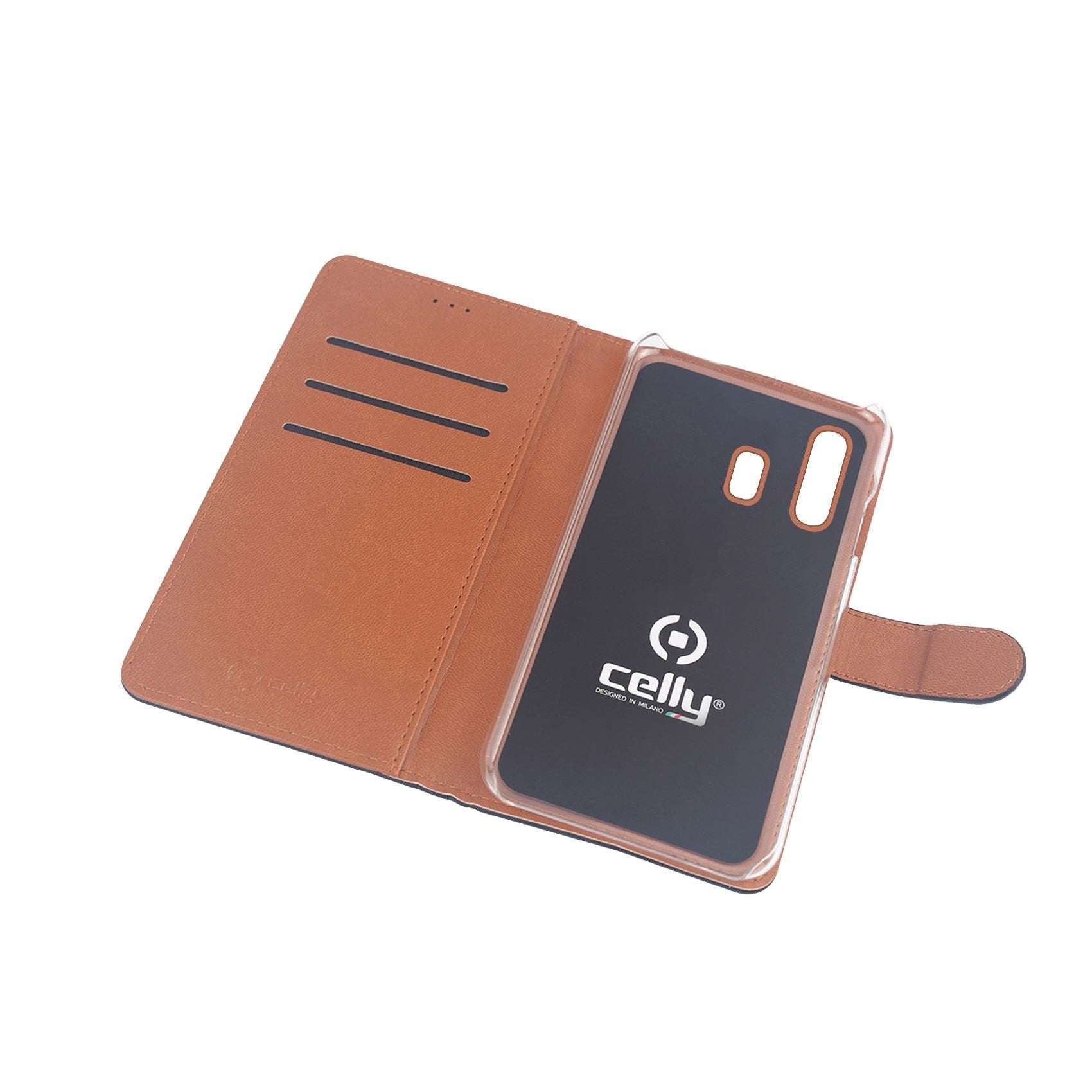 Funda Wally Cell Con Funcion Soporte Para Samsung Galaxy A30, Negra