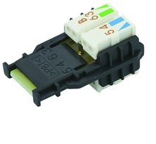 Telegärtner F00020a2130 Conector T568a Negro