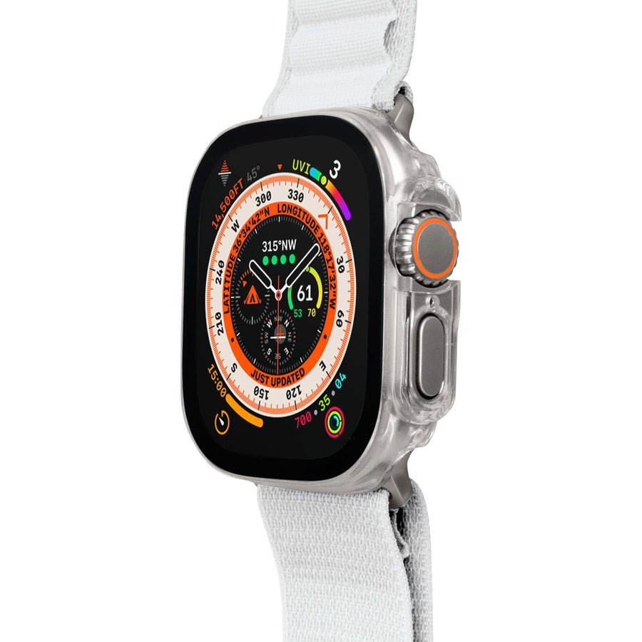 Laut Shield Clear Glass Pc Protector For Apple Watch 41mm