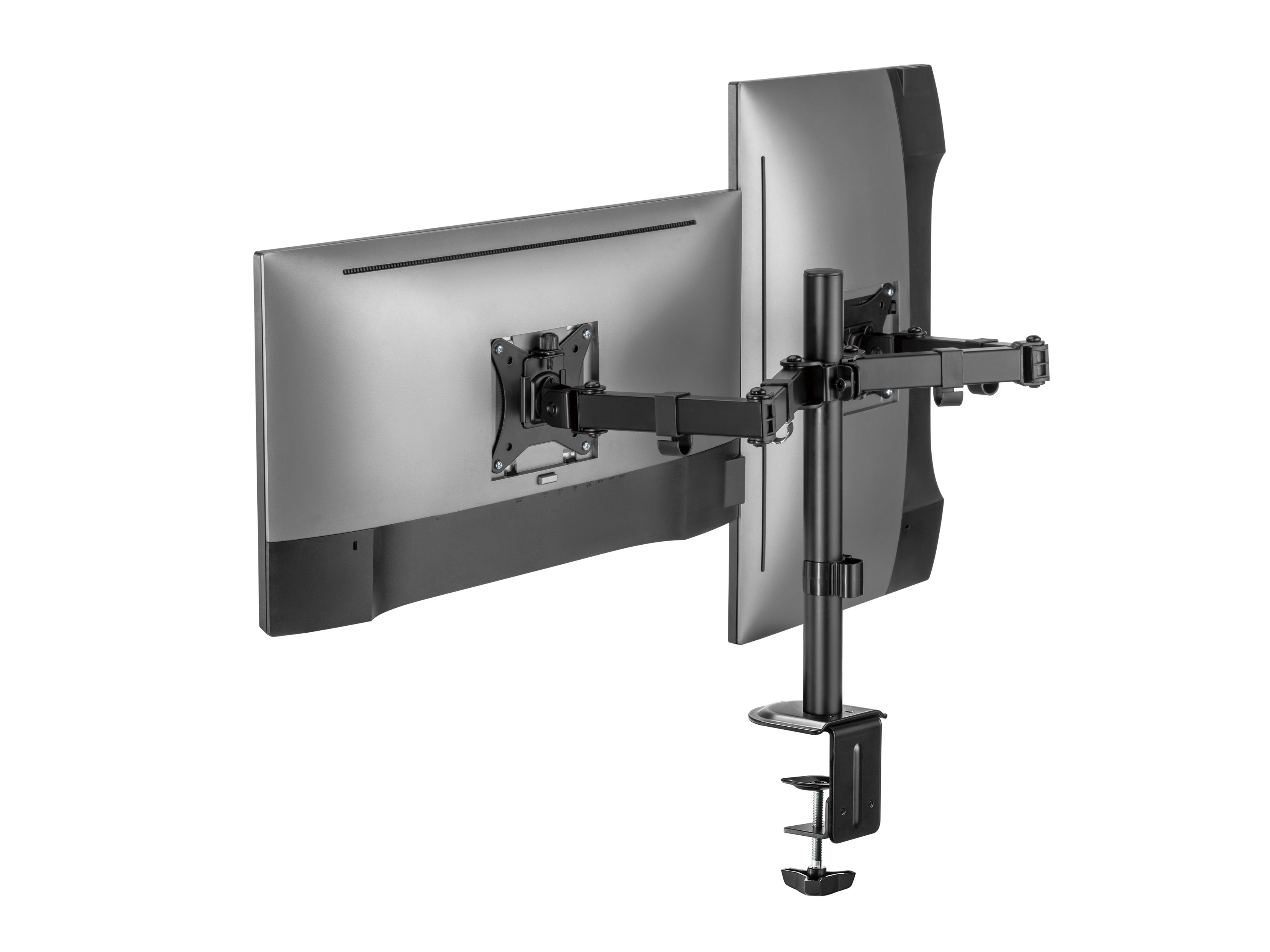Equip 650157 Soporte Para 2 Monitores 81,3 Cm 17"-32" 9kg Negro Escritorio