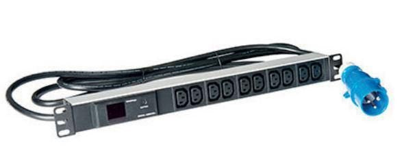 EAN 5704174320692 - Lanview LVR261877 unidad de distribución de energía (PDU) 10 salidas AC 1U Negro imagen 3