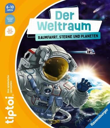 Ravensburger Tiptoi Space: Viajes Espaciales, Estrellas Y Planetas, Libro De Aprendizaje 49282