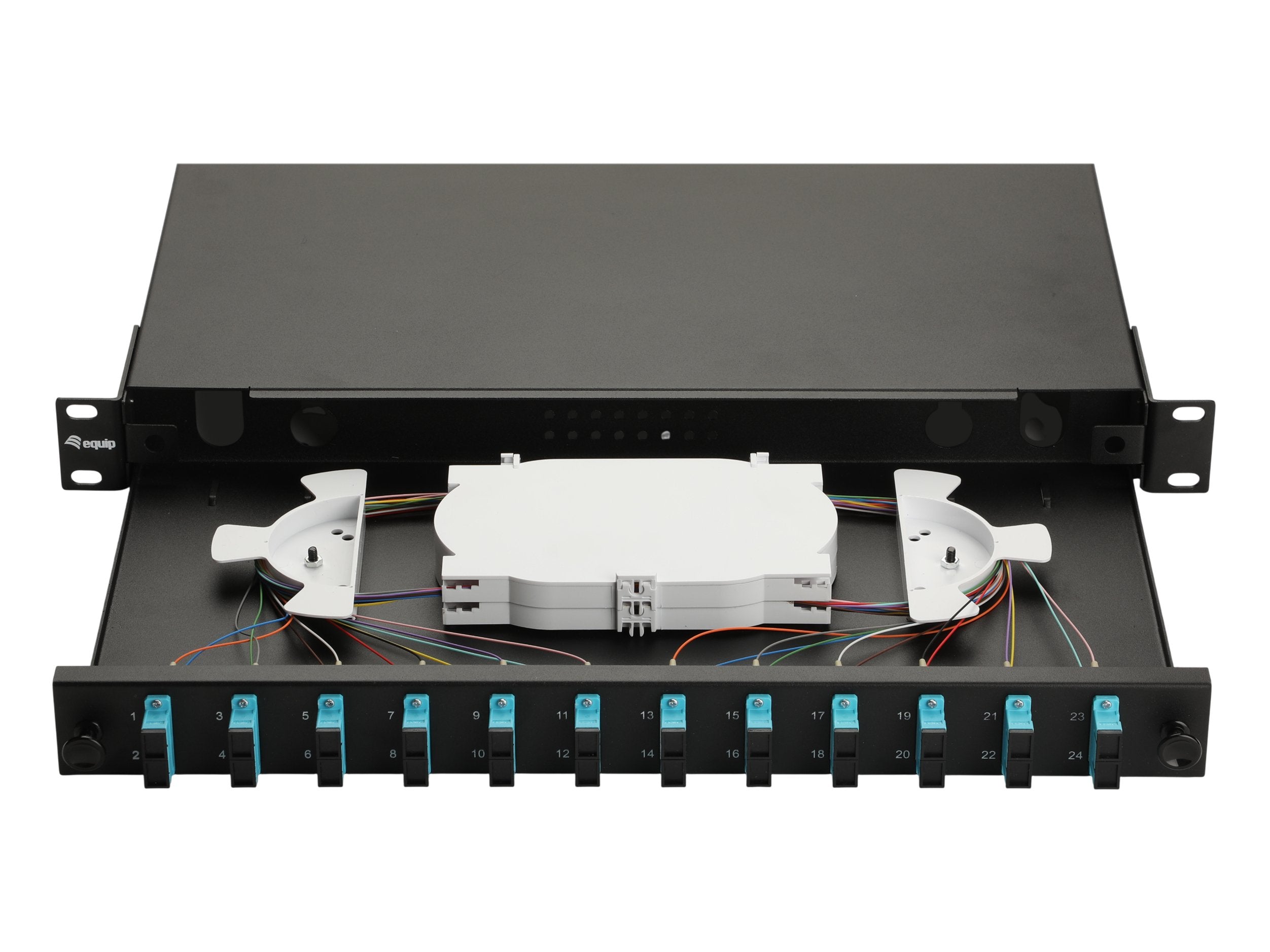 Equip Lwl-Spleisskamen 12-Port Sc-Duplex Om3 1u Komplett Sw