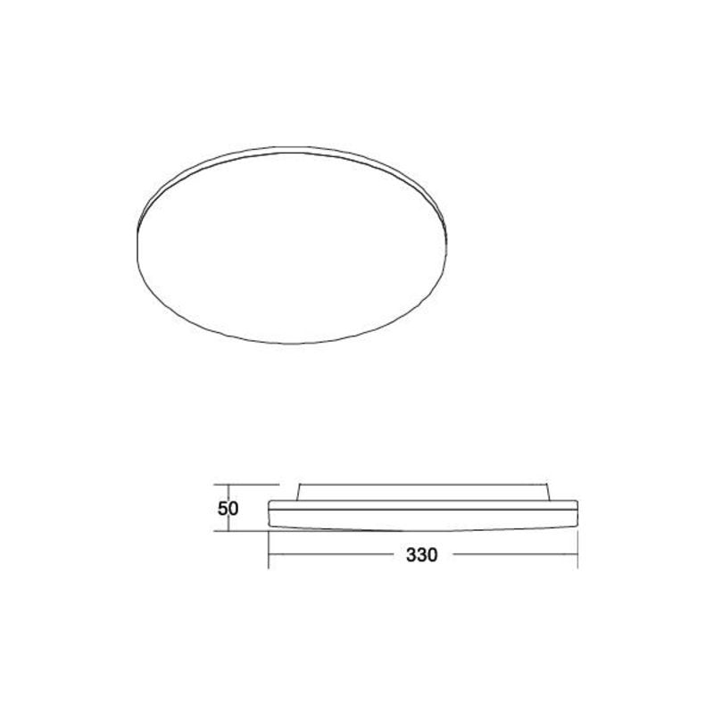 Brumberg 12512073 Ab-Downlight Byam Rund Ws 857 On Off 24w 230v Ip65