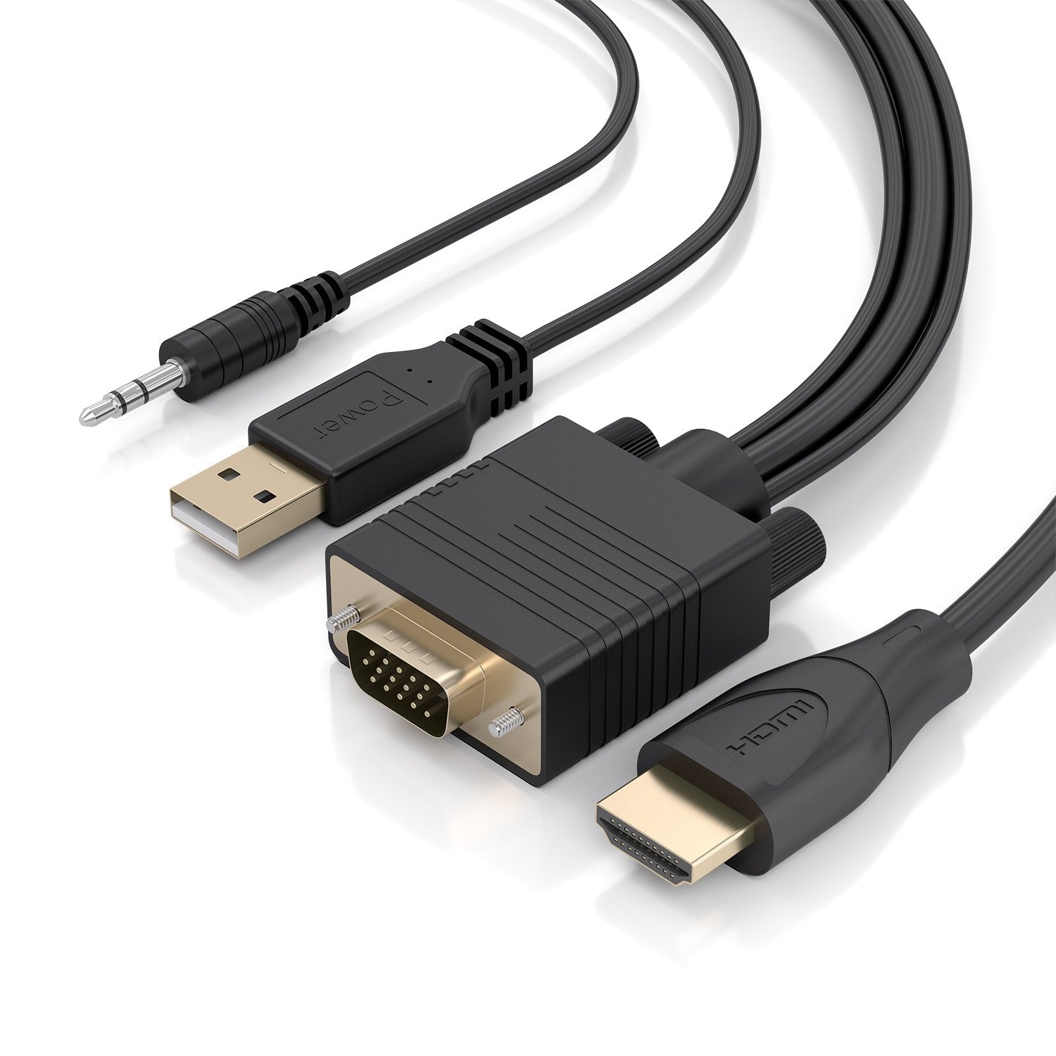 EAN 8435739904824 - AISENS A122-1015 adaptador de cable de vídeo 2 m HDMI tipo A (Estándar) VGA (D-Sub) + 3.5mm + USB Type-A imagen 3
