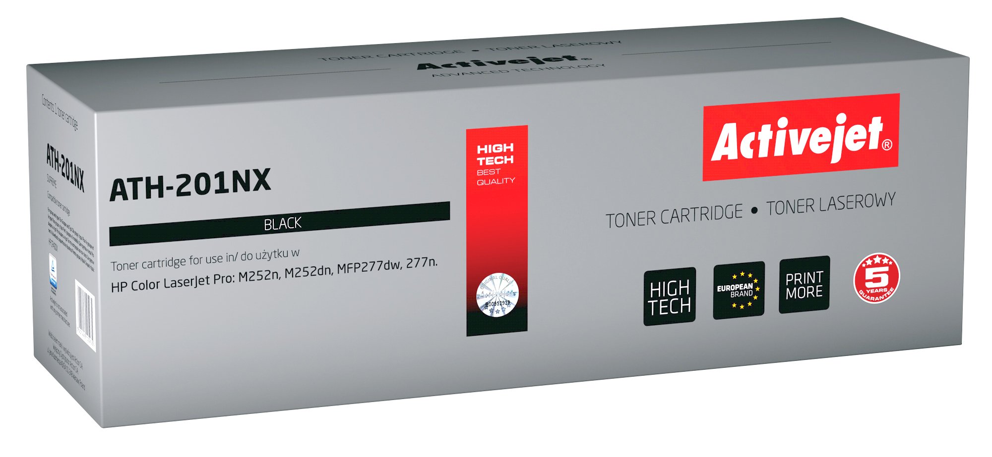 EAN 5901443105435 - Activejet ATH-201NX cartucho de tóner 1 pieza(s) Compatible imagen 1
