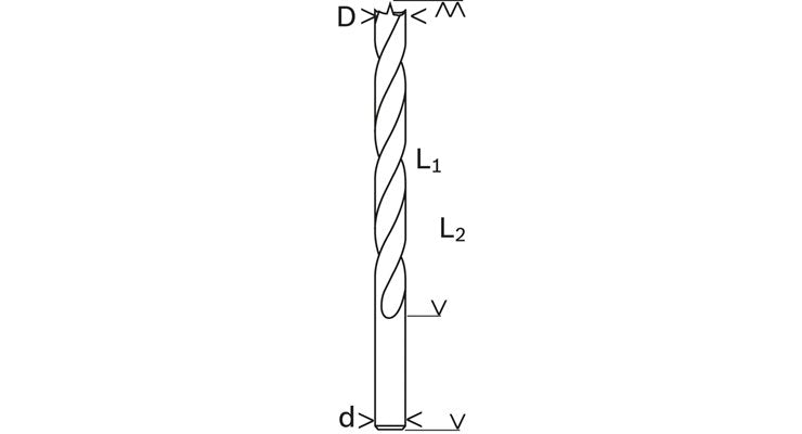 Broca Helicoidal Para Madera Bosch Professional Estándar, Ø 8 Mm, Longitud Útil 75 Mm 2608596305