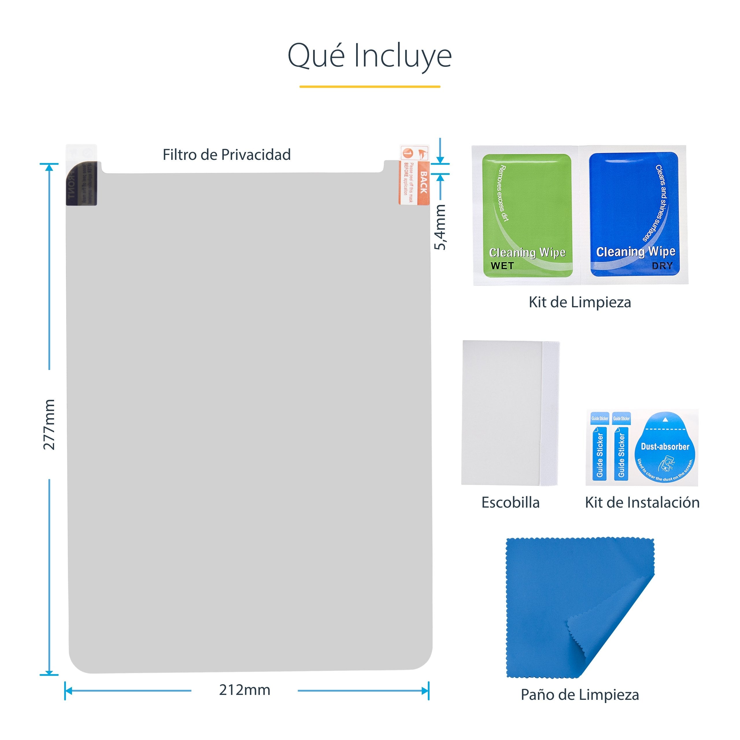 Startech.Com Protector De Pantalla Para Tableta For Portrait/Landscape Touch-Enabled +/-30° View Blocks Up To 51% Blue Light Matte Con Filtro De Privacidad 4 Vías 12.9" Negro Para Apple Ipad Pro De 12 9" (3ª Generación 4ª Generación 5ª
