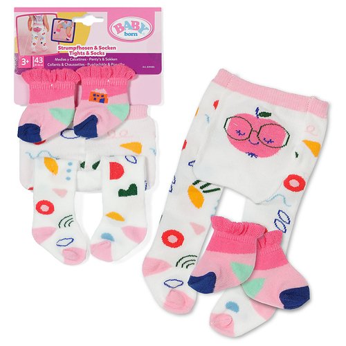 Zapf Creation Baby Born® Medias Y Calcetines 43cm, Accesorios Para Muñecas Artículos Surtidos 839485