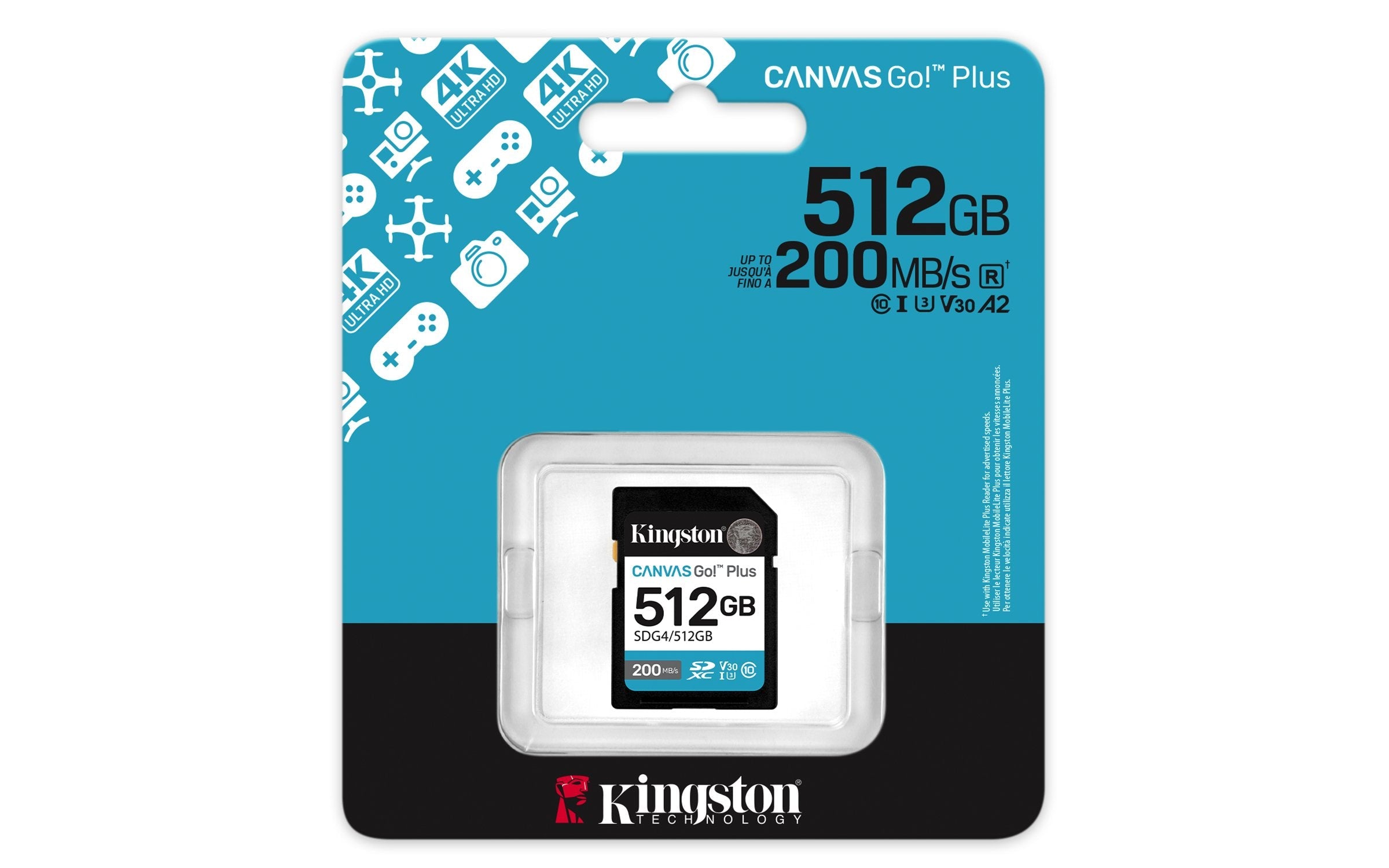 EAN 0740617347760 - Kingston Technology Canvas Go! Plus Clase 10 imagen 3