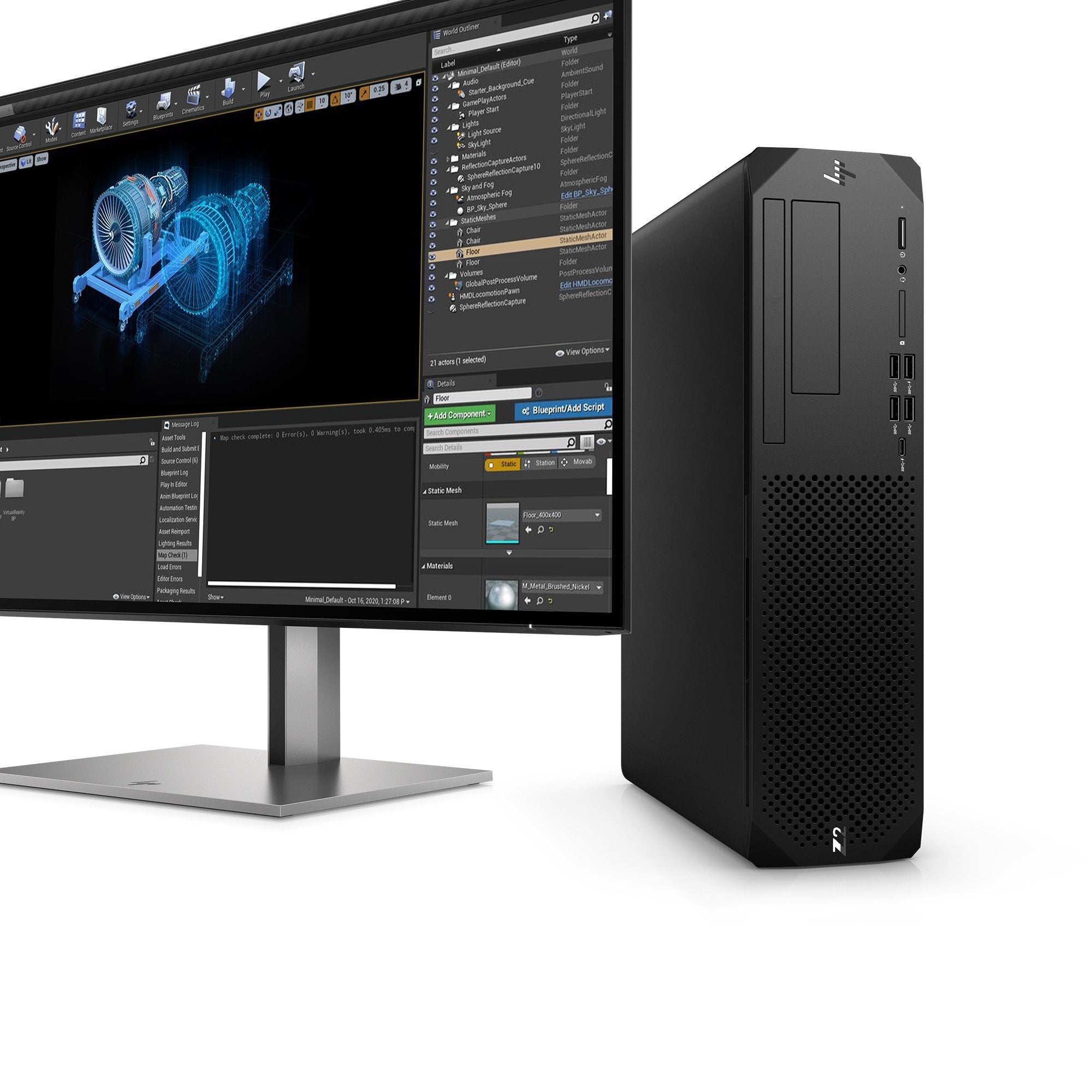 Hp Z2 Small Form Factor G9 Workstation Intel® Core I7 I7-14700 16 Gb Ddr5-Sdram Windows 11 Pro Sff Puesto De Trabajo