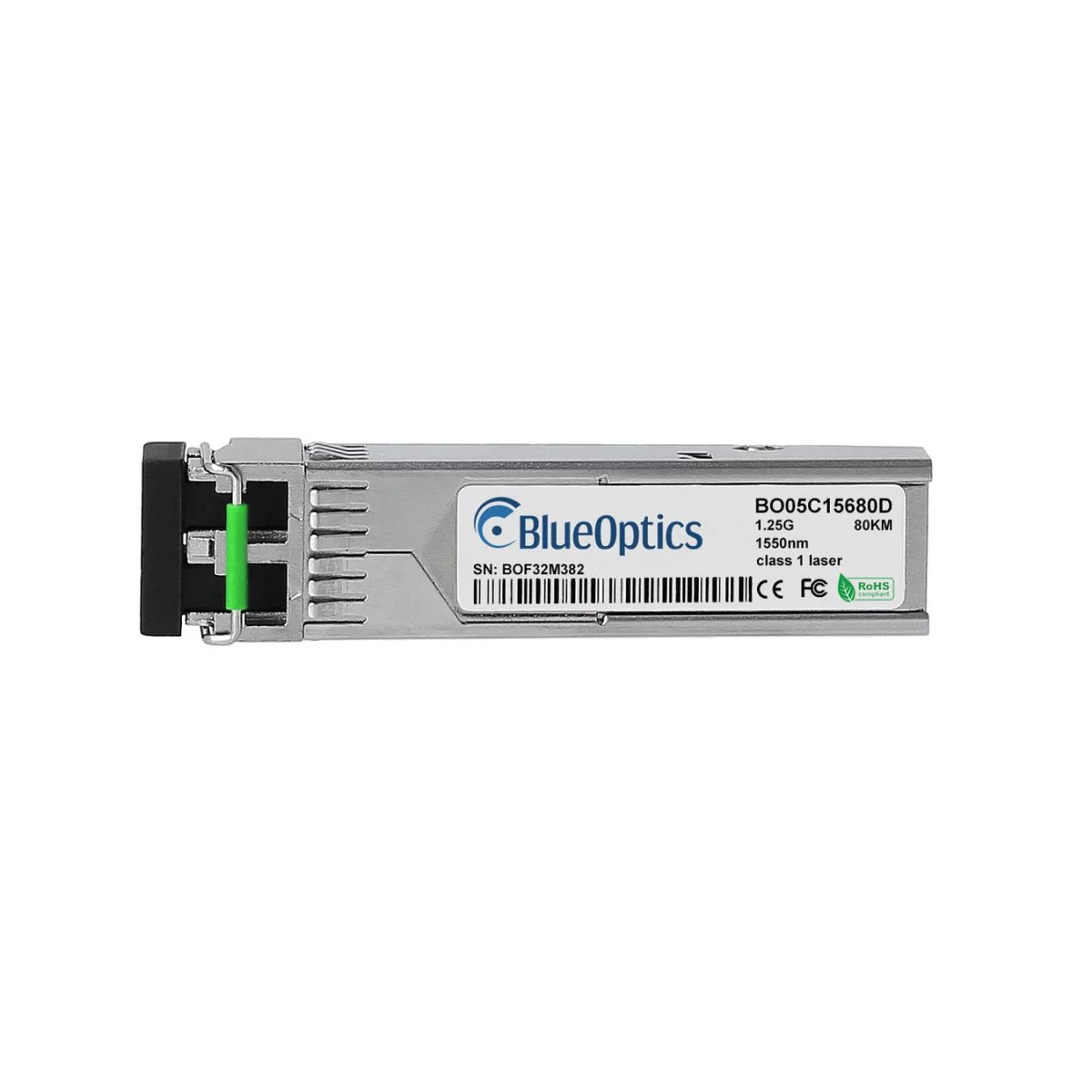Blueoptics Netgear Agm733f Blueoptics Bo05c15680d Sfp Transceiver, 1000base-Zx, Singlemode Fiber, 1550nm, 80km
