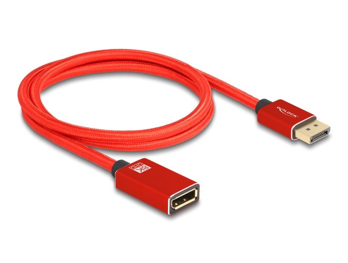 Cable Delock 81081 Displayport 1 M Rojo