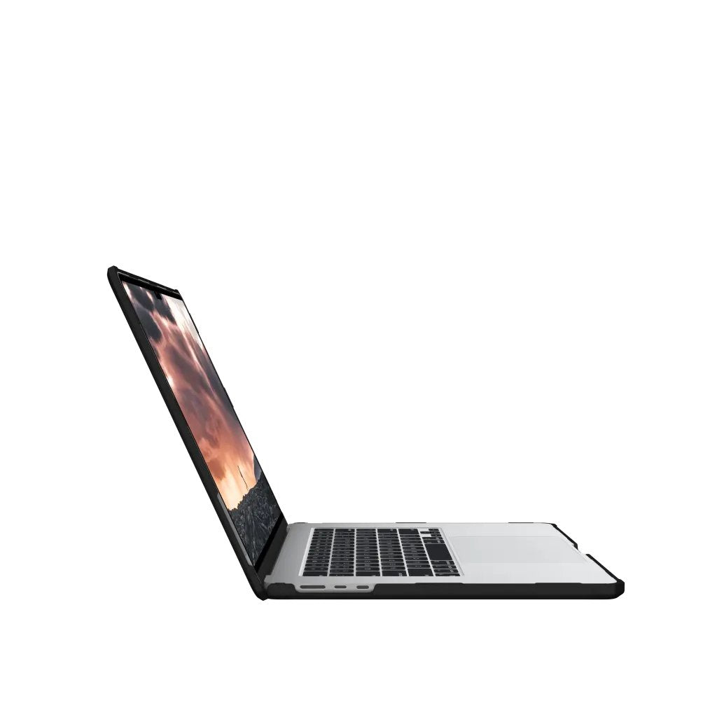 Uag Rugged Case For Apple Macbook Air 15" M2 A2941 Plyo Series Clear Carcasa Para Portátil Negro Hielo