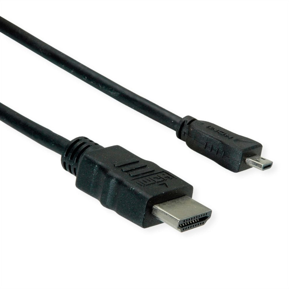 Roline Verde Hdmi High Speed Cable Mit Ethernet, Hdmi St - Micro Hdmi St, 2 M