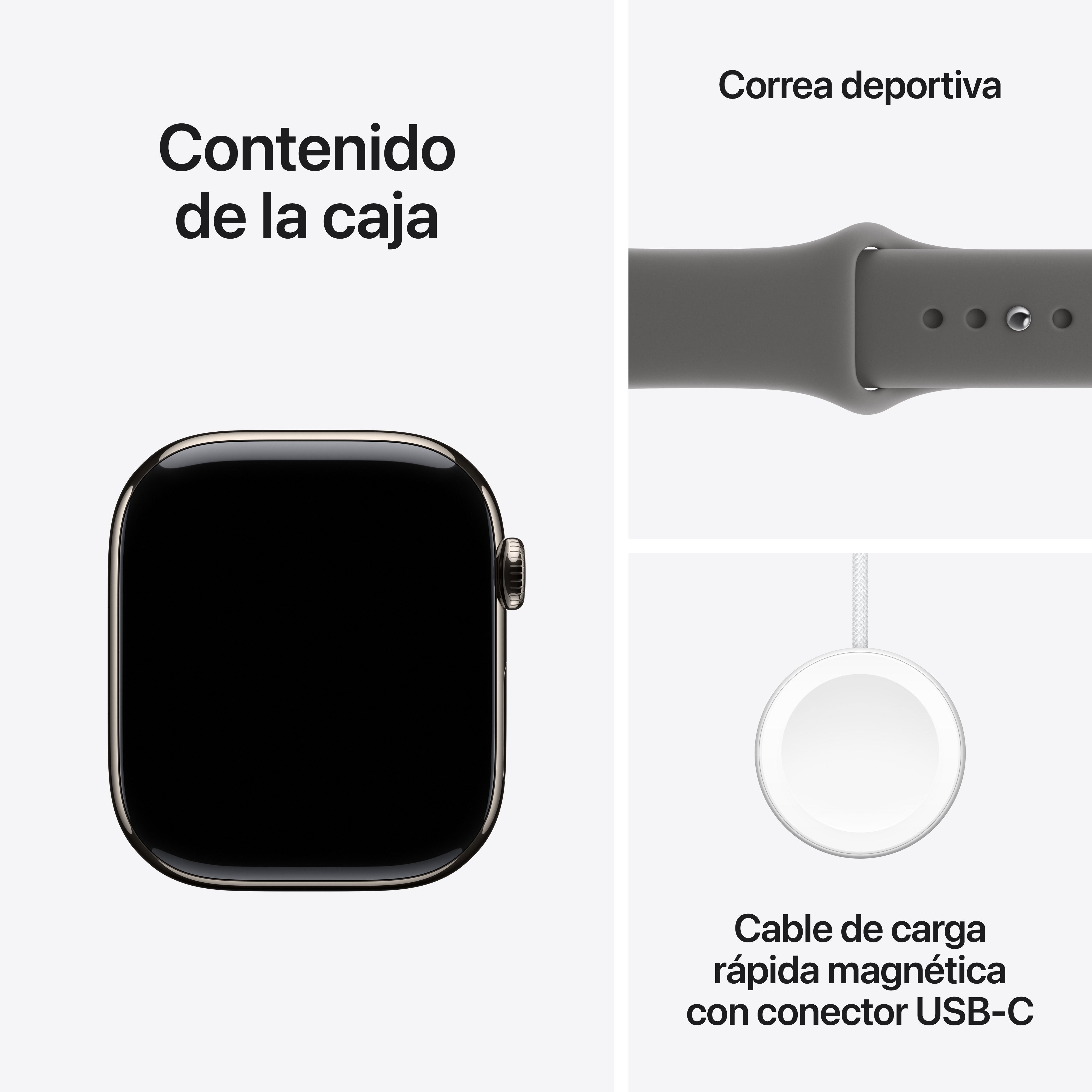 EAN 0195950478303 - Apple Watch Series 11 OLED 46 mm Digital 416 x 496 Pixeles Pantalla táctil 5G Titanio Wifi GPS (satélite) imagen 8