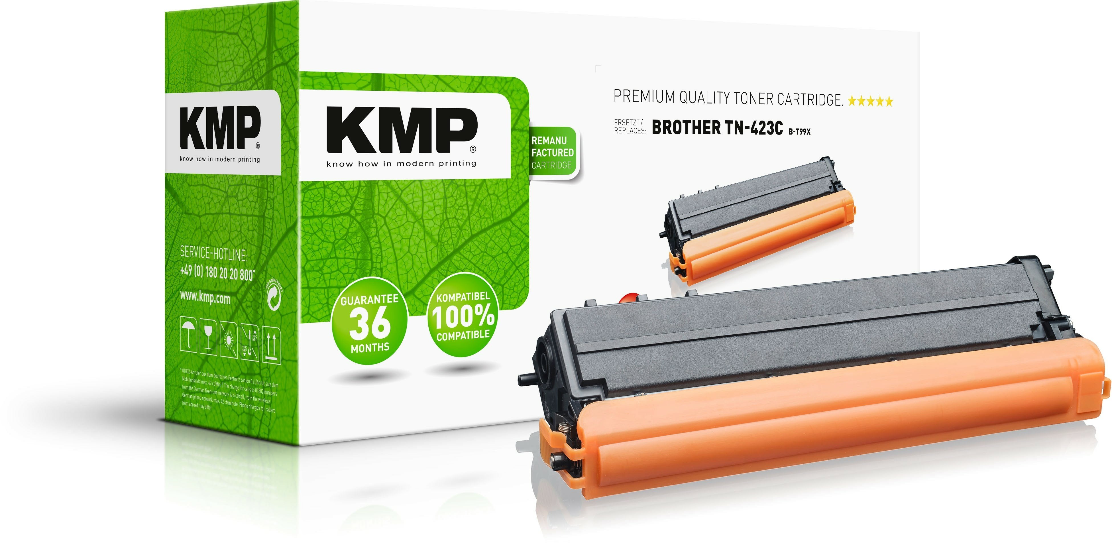 Tóner Kmp Para Brother Tn-423c / Tn423c Cian 4000 S. B-T99x