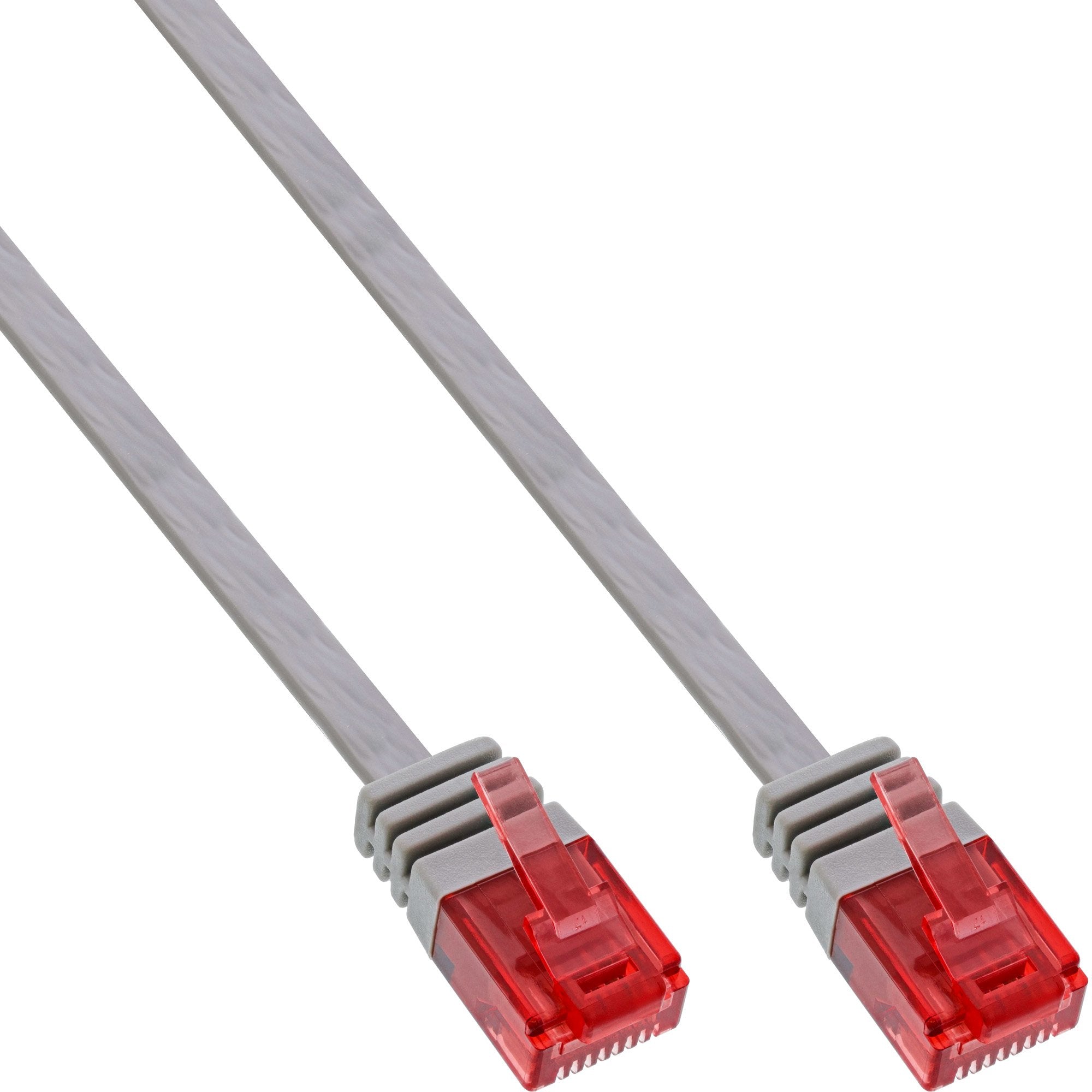 Inline Flat Ultraslim Cable De Red U/Utp Cat.6 Gigabit Ready Gris 5m