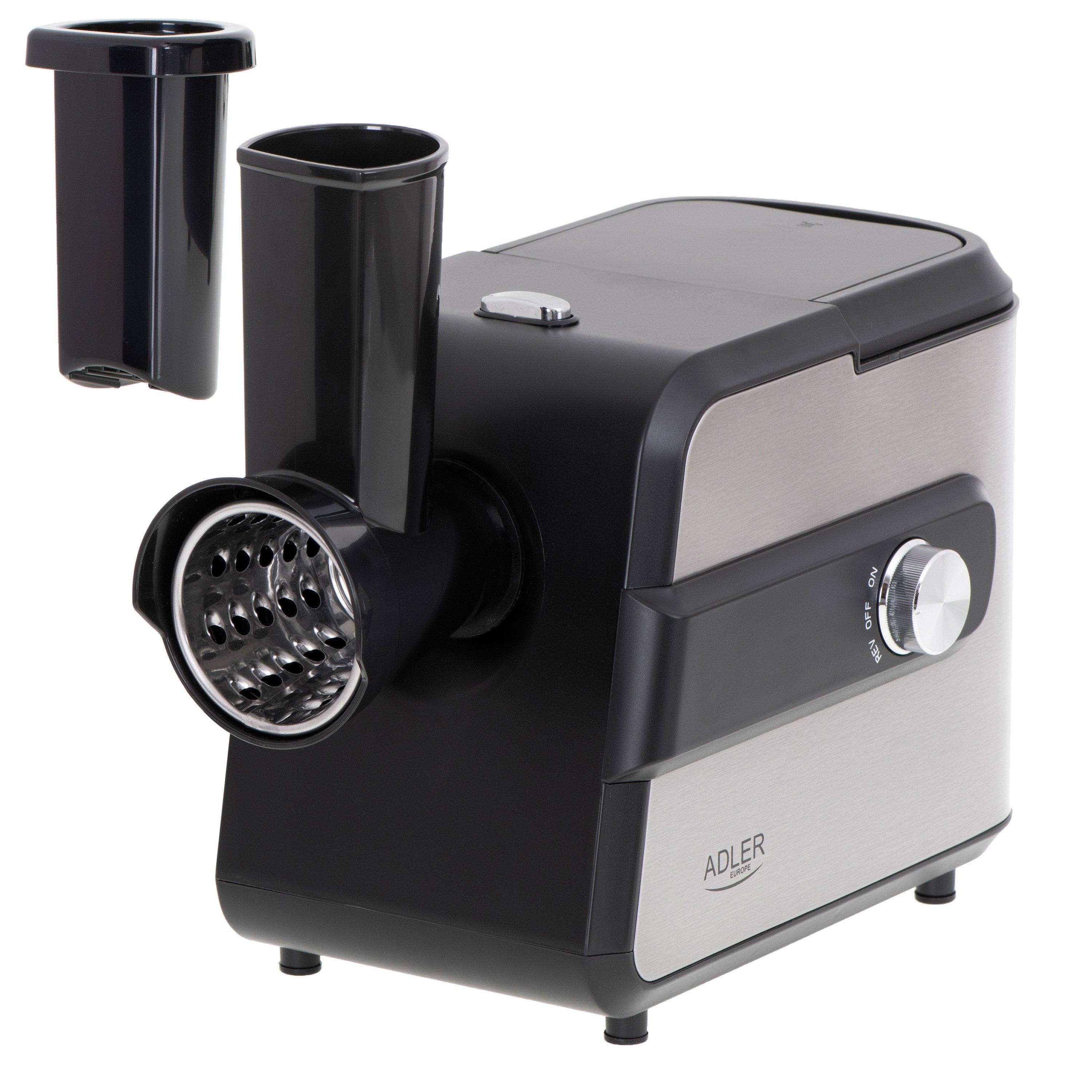 Picadora De Carne Adler Con Triturador Ad 4813 Plata/Negro, 600 W, Nãºmero De Velocidades 2, Rendimiento (Kg/Min) 1