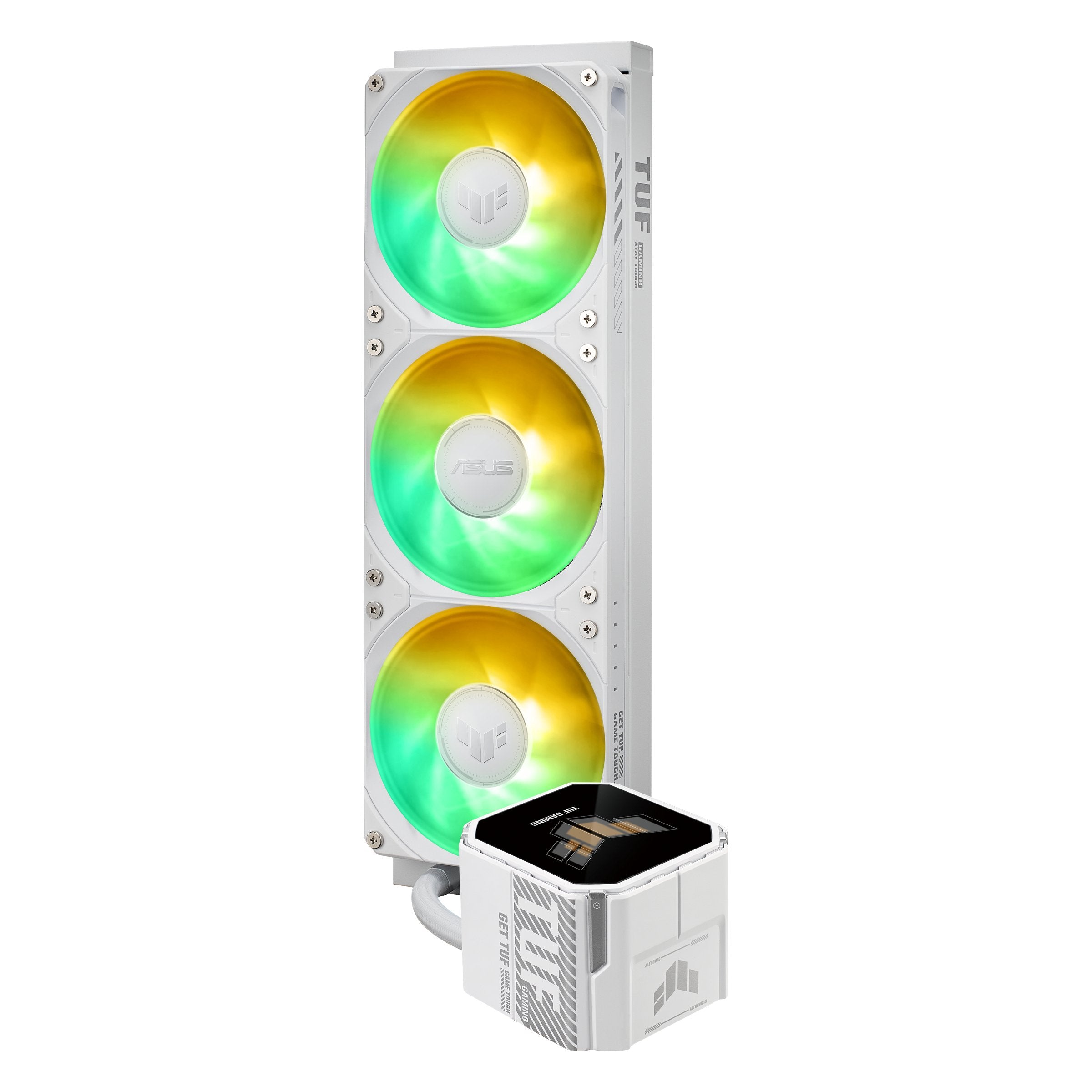 EAN 4711387929117 - ASUS TUF Gaming LC III 360 ARGB LCD White Edition Carcasa del ordenador Sistema de refrigeración líquida  imagen 4