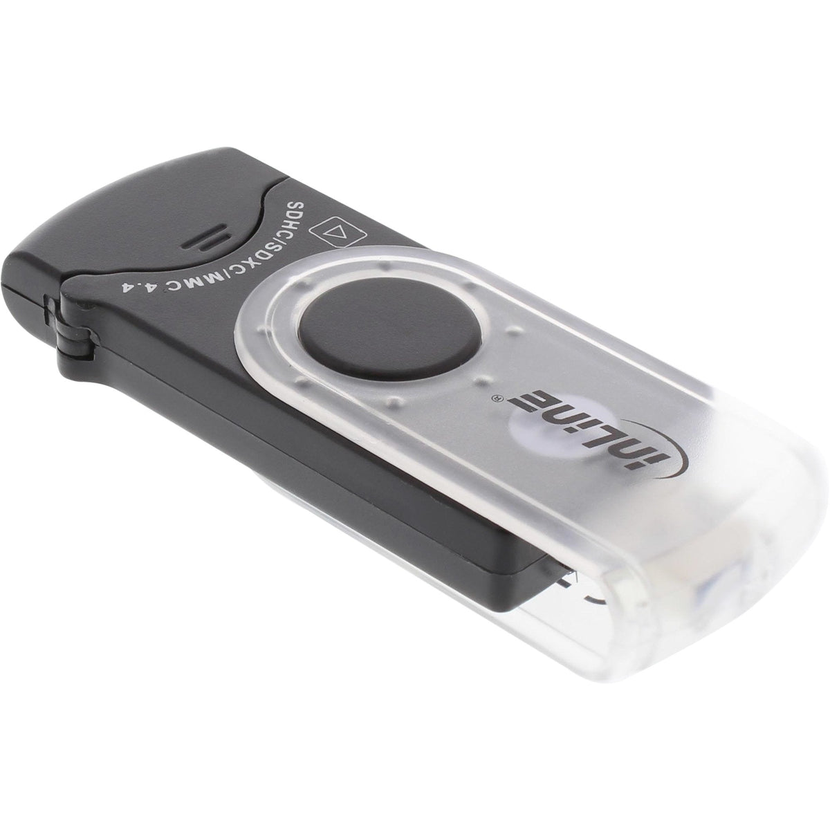 Lector De Tarjetas Móvil Inline Usb 3.0 Con 2 Ranuras Para Sd Sdhc Sdxc Microsd