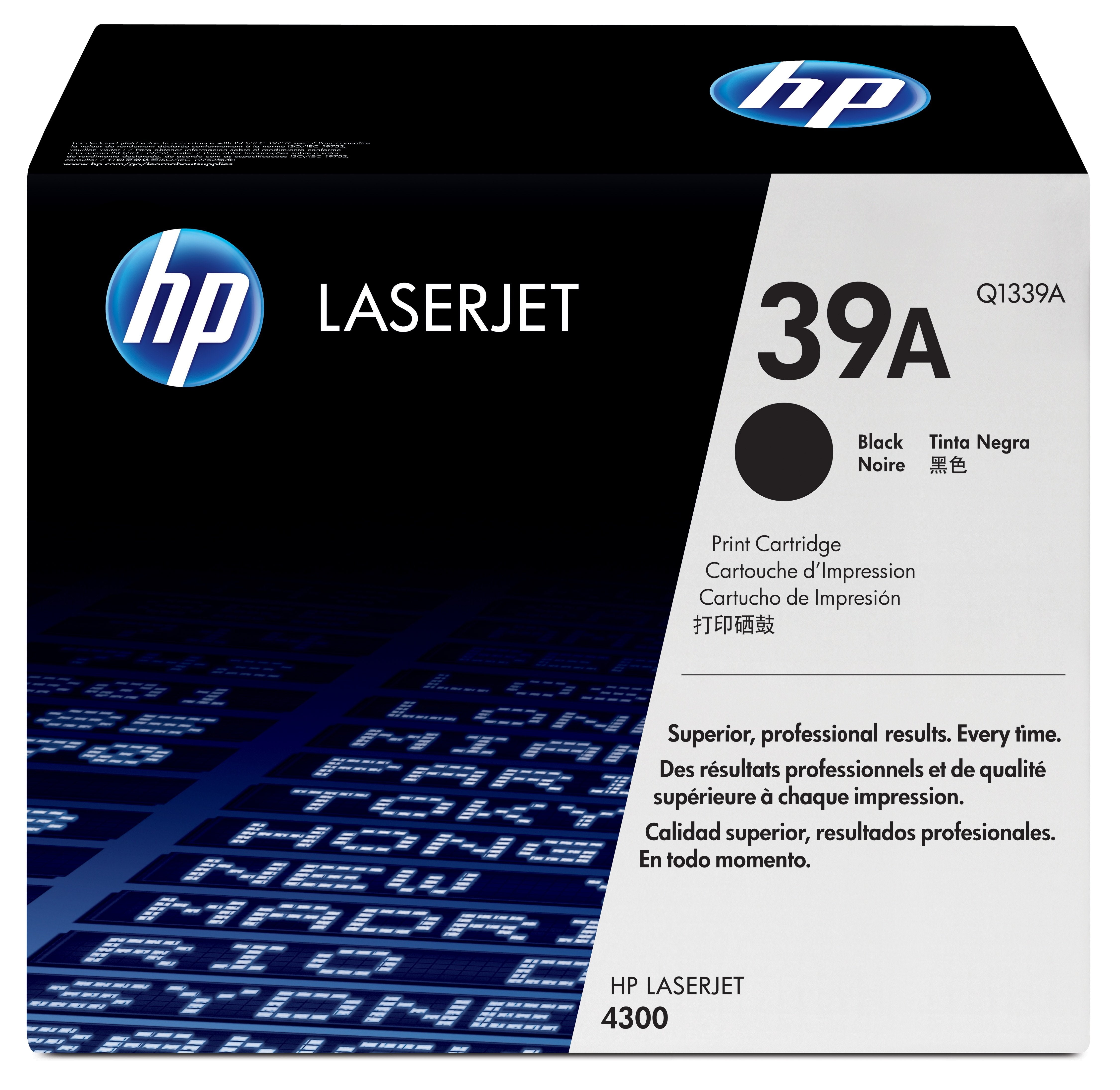 Toner Original Hp 39a Negro Q1339a
