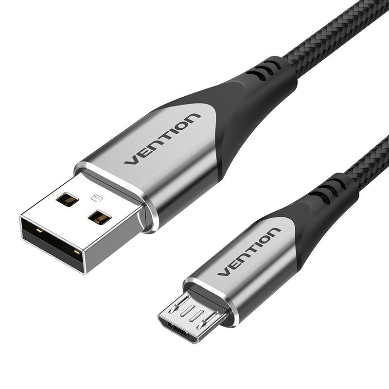 Cable Usb 2.0 Vention Coahd Usb Macho Microusb Macho 50cm Gris
