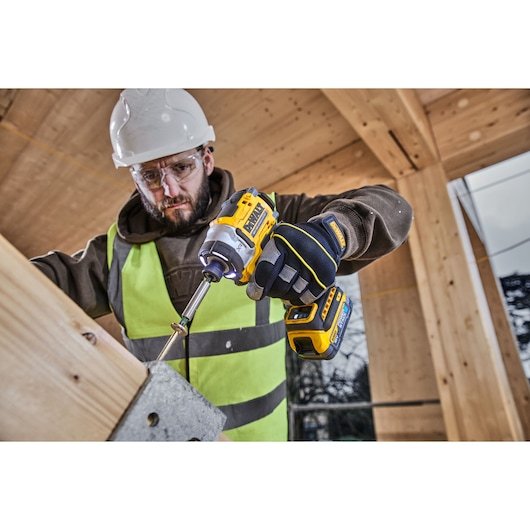 Dewalt Akku-Schlagschrauber Dcf860nt, 1/4", 18volt (Amarillo/Negro, Ohne Akku Und Ladegerät, In T Stak Box) Dcf860nt-Xj