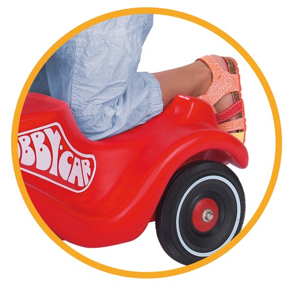Big Bobby-Car-Classic, Correpasillos Rojo / Negro