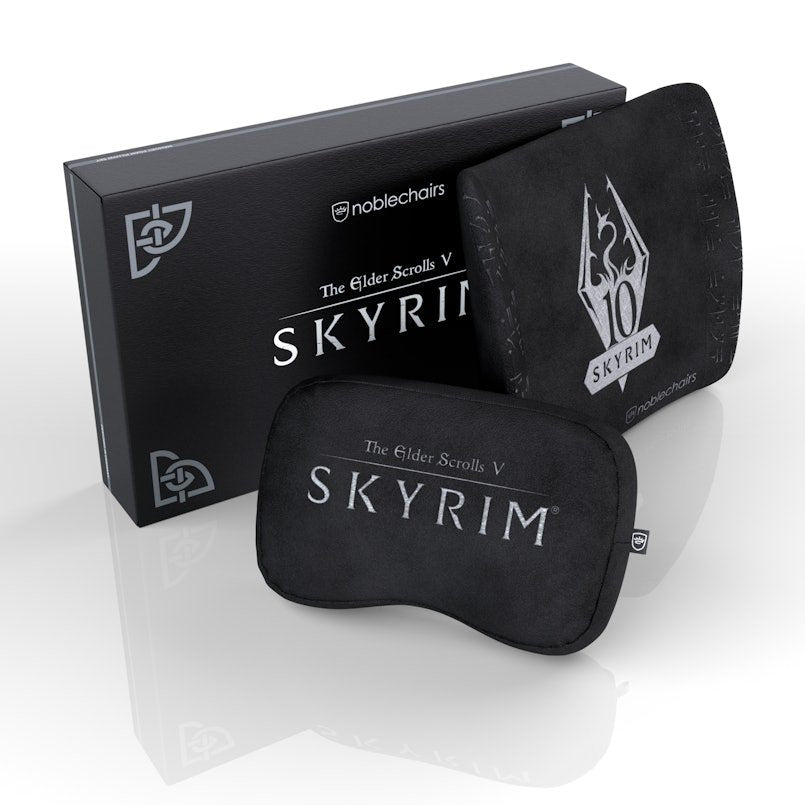 Set Almofadas Noblechairs Memory Foam - Skyrim Edition