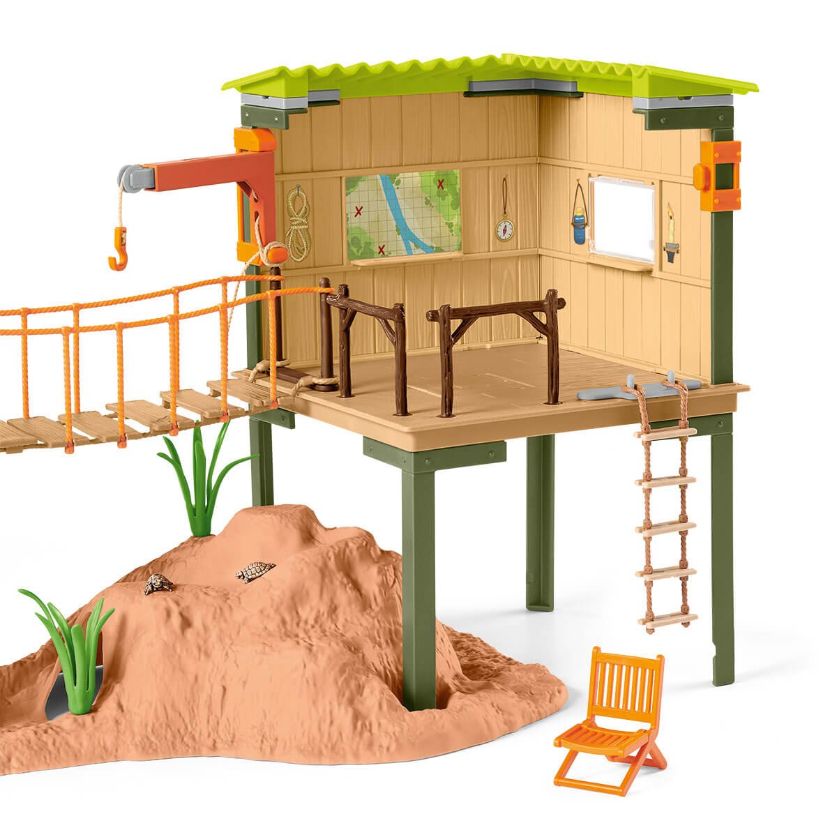 Estación De Aventuras Schleich Wild Life, Figura De Juguete 42594