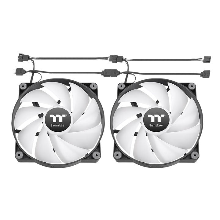 Ventilador Pc  Thermaltake Ct200 Argb Sync Paquete De Un Solo Ventilador, Ventilador De Caja Negro, 200 Mm Cl-F179-Pl20sw-A