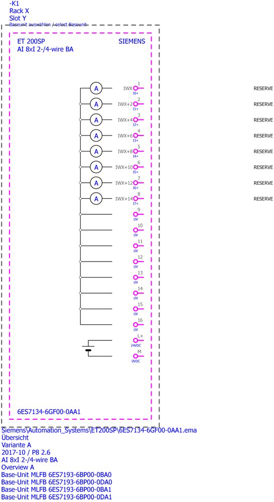 Siem Simatic Et 6es7134-6gf00-0aa1 200sp, Analoges Eingangs-Modul, Ai 8xi