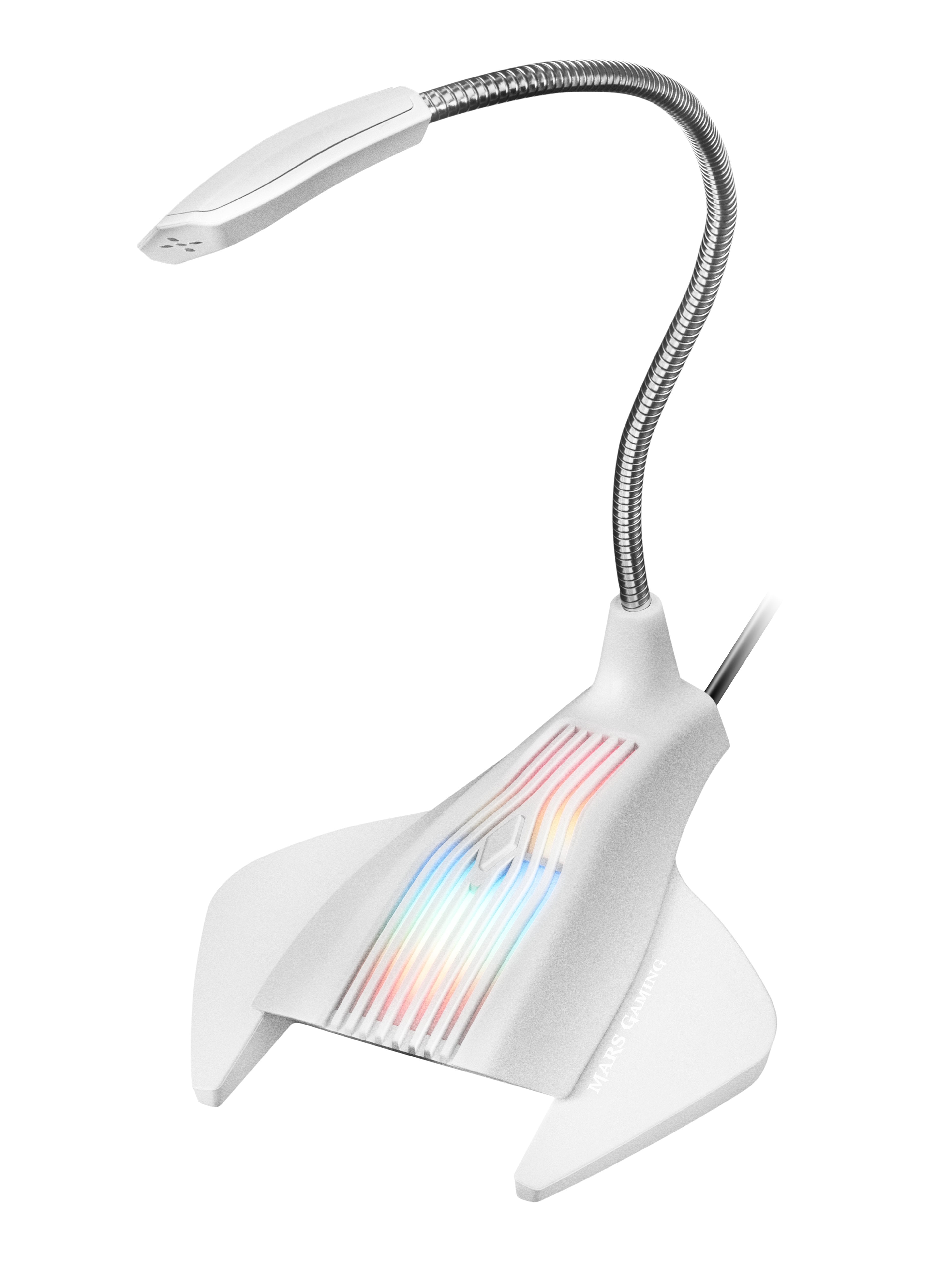 Micrófono Mars Gaming Mmicw Usb 2.0 Blanco