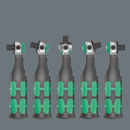 EAN 4013288221841 - Wera 05004282001 llave de carraca 13 pieza(s) Negro, Verde imagen 7