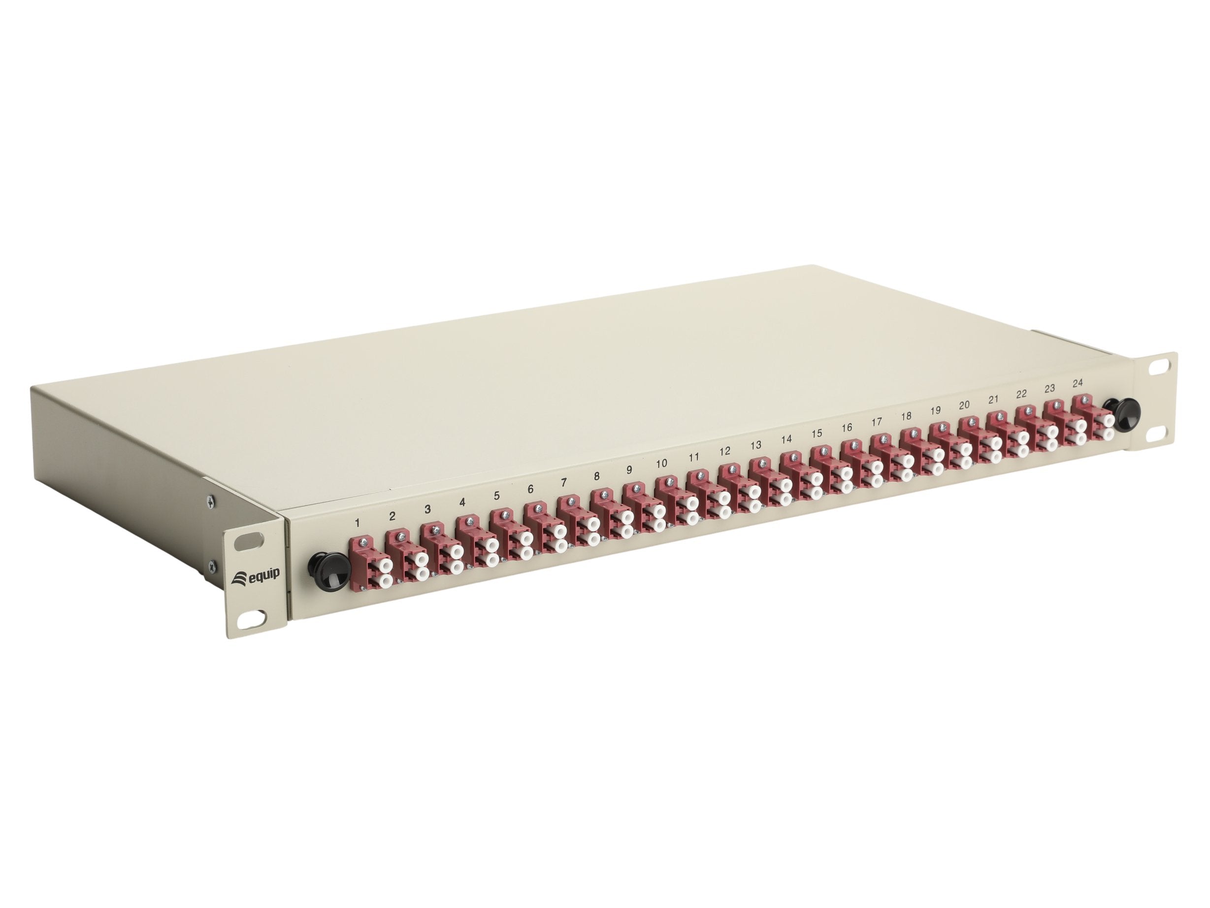 Equip Lwl-Spleisskamen 24-Port Lc-Duplex Om4 1u Komplett Gr