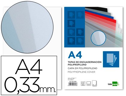 EAN 8423473225398 - Liderpapel TE14 cubierta A4 Polipropileno (PP) imagen 1