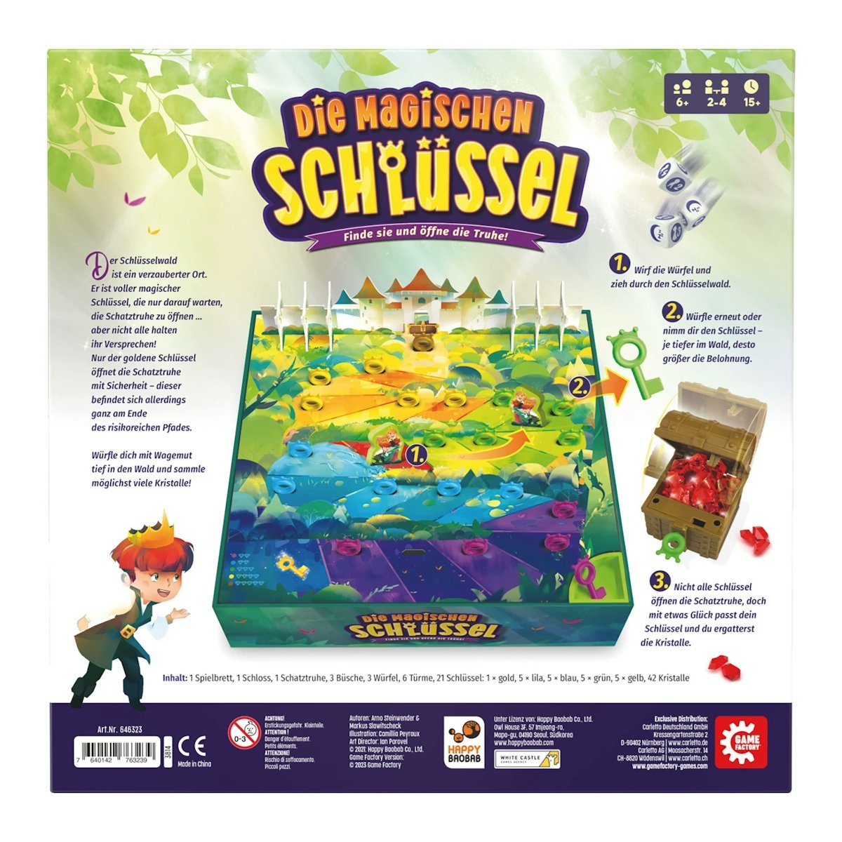 Gamefactory The Magical Keys, Juego De Juego De Board Children'S Game Of 2024 646323