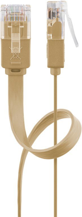 EAN 4040849958816 - Goobay 95881 cable de red Marrón claro 10 m Cat6 U/UTP (UTP) imagen 1
