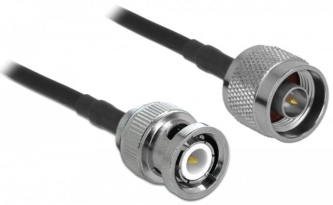 Delock Antennencable N Stecker Zu Bnc Stecker Lmr195 10 M