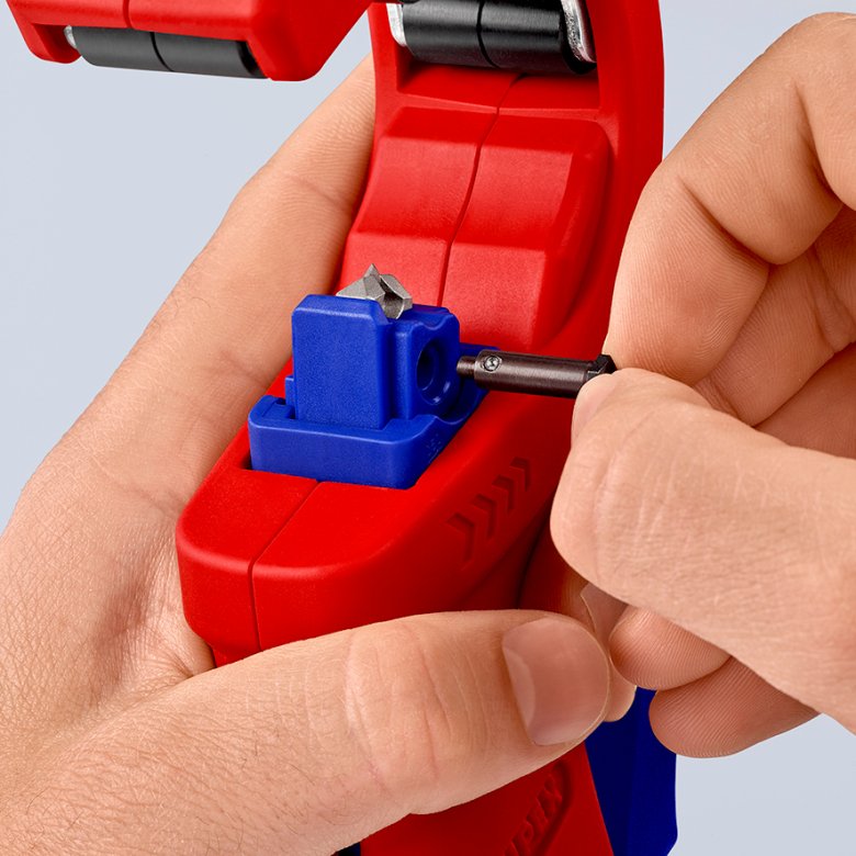 Cortatubos Knipex Dp50 90 23 01 Bk (Rojo Azul) 90 23 01 Bk