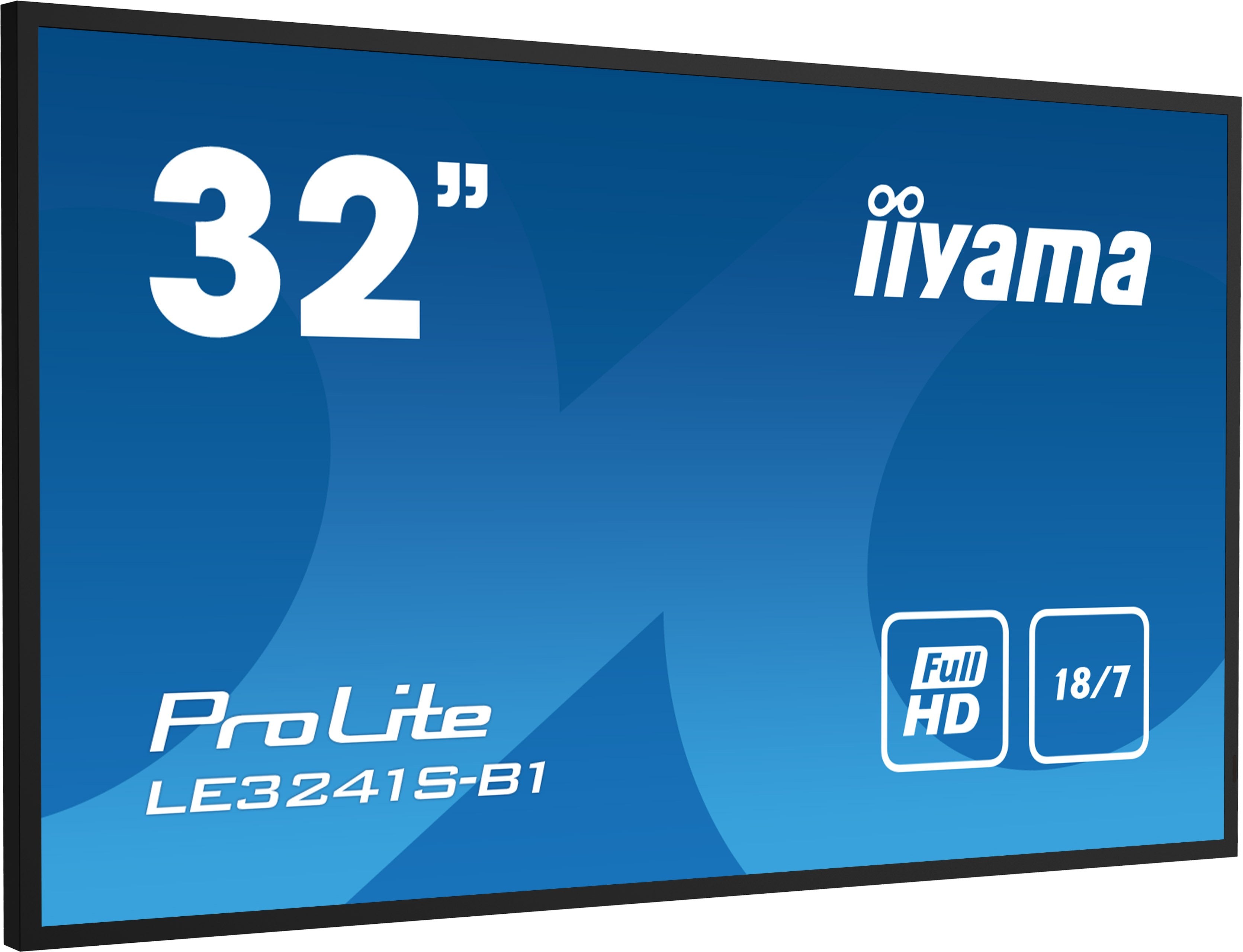 EAN 4948570120918 - iiyama LE3241S-B1 pantalla de señalización Pantalla plana para señalización digital 80 cm (31.5") 350 cd  imagen 1