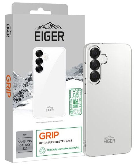 Eiger Grip Case Galaxy S25 Transparent
