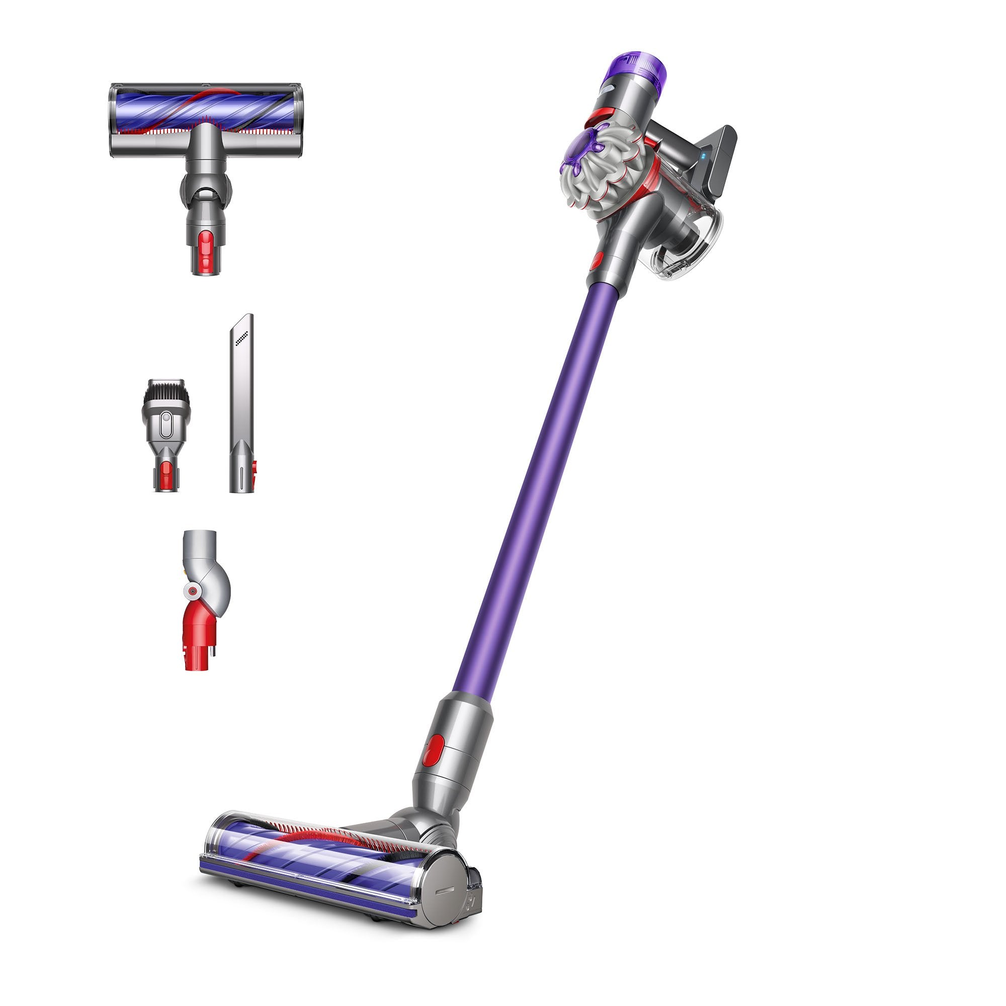 EAN 5025155070932 - Dyson V8 Origin Aspiradora escoba 2 en 1 Batería Secar Sin bolsa 425 W Púrpura, Plata imagen 2