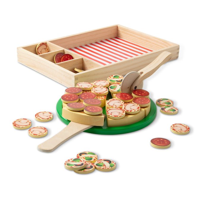 EAN 0681147005143 - Melissa & Doug Wooden Pizza Party imagen 2