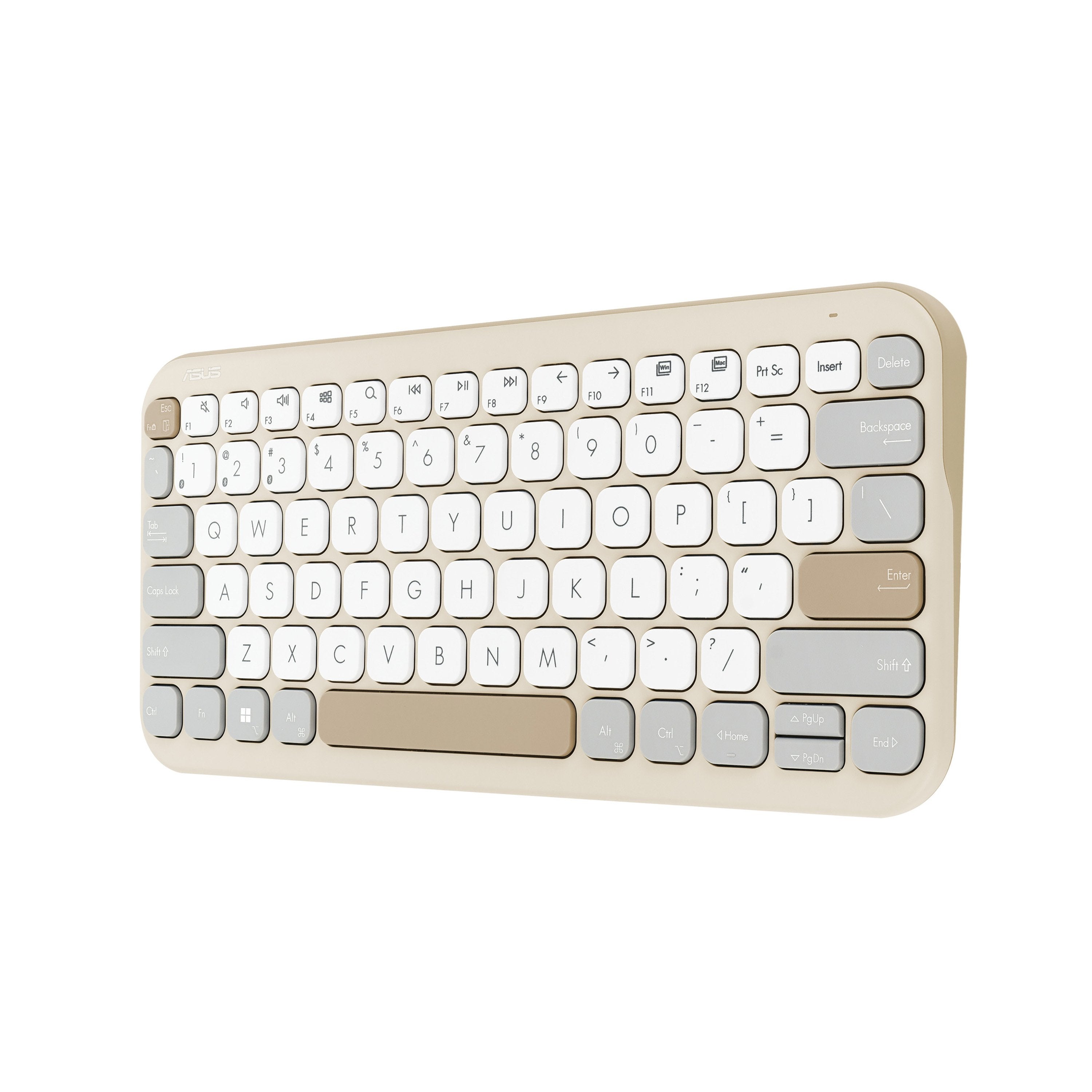 Teclado Inalámbrico Asus Marshmallow Kw100 Beige